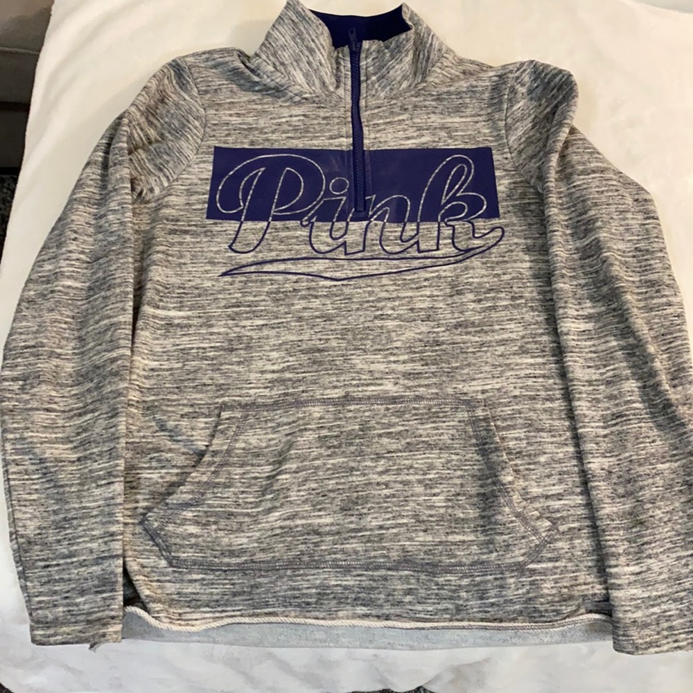 ❗️3 FOR $20❗️Victoria’s Secret Pink Half Zip Long Sleeve Pullover